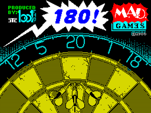 180 title screen for ZX Spectrum